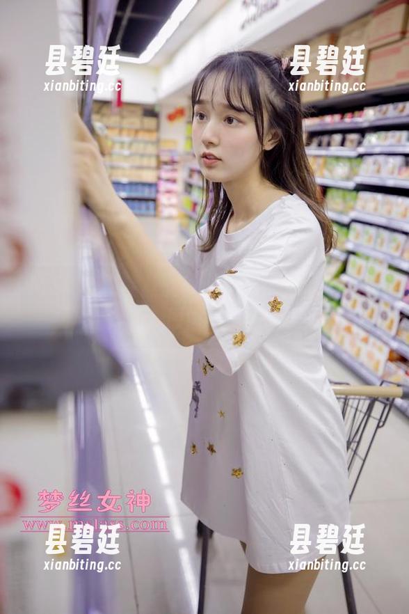 MSLASS梦丝女神 - 看见雨晨，白卫衣下的清新，原图不说谎，无圣光