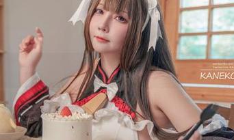 看！咔喵KANEKO的奶牛装全套图包，化身牧场女神？！