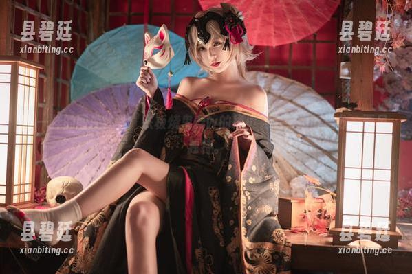 不一样的图库体验：铁板烧鬼舞w的黑贞花魁，细节满分，画风独特。
