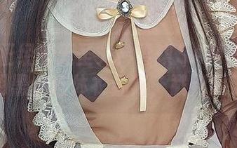 这才是正经的无圣光！雪琪SAMA兽耳透明黑丝连体衣合集，戳到我了